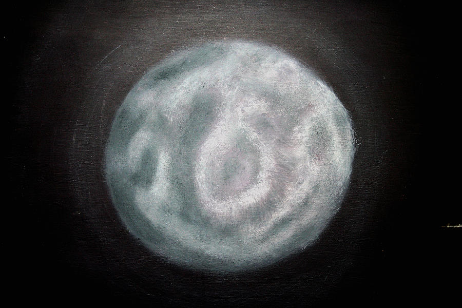 New Moon Painting by Joel Loftus