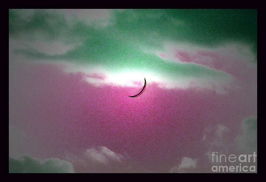 Crescent Moon Photograph - New Mu Dawn by Susanne Still Crescent Moon Photograph - New Mu Dawn by Susanne Still
