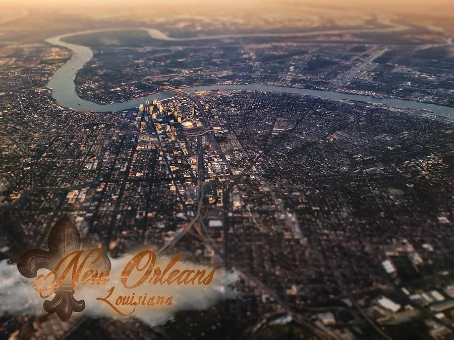 New Orleans Aerial View Photograph by Anthony Citro