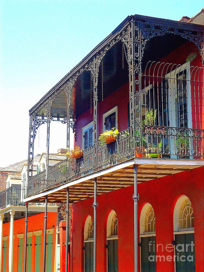 New Orleans Architecture Artistic Impression  Photograph by Saundra Myles
