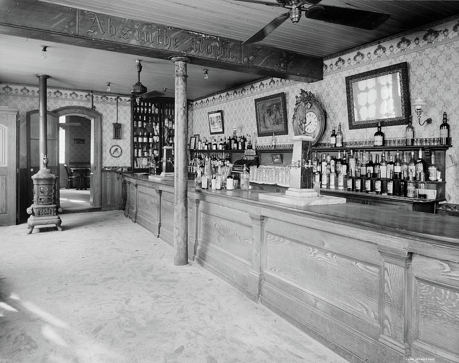 New Orleans Bar, C1903 Photograph by Granger