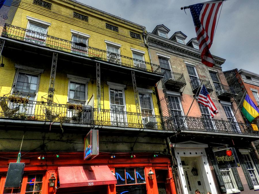 New Orleans - Bourbon Street 007 Photograph by Lance Vaughn