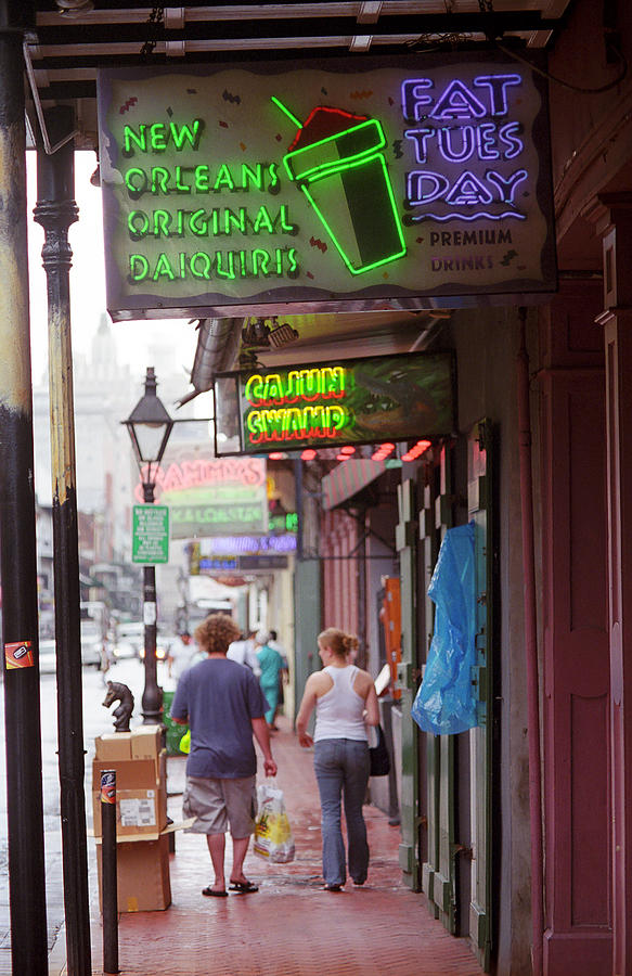 New Orleans - Bourbon Street 33 Photograph by Frank Romeo