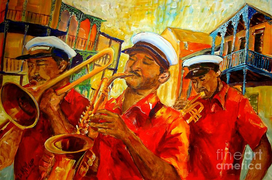 New Orleans Brass Band Painting By Diane Millsap Fine Art America