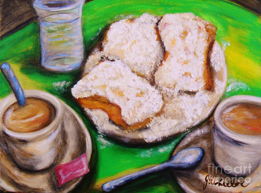 New Orleans Breakfast Painting by JoAnn Wheeler