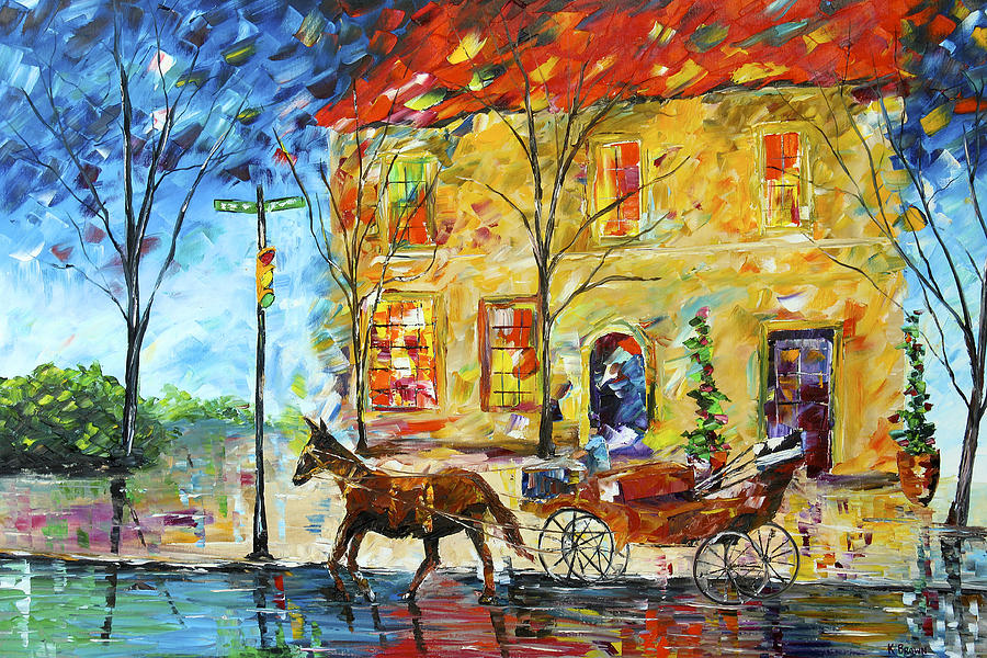 New Orleans Carriage Ride Painting by Kevin  Brown