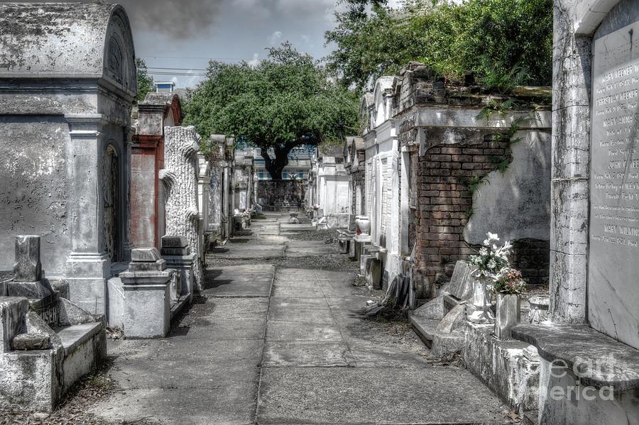 New Orleans Cemetery Photograph by Timothy Lowry