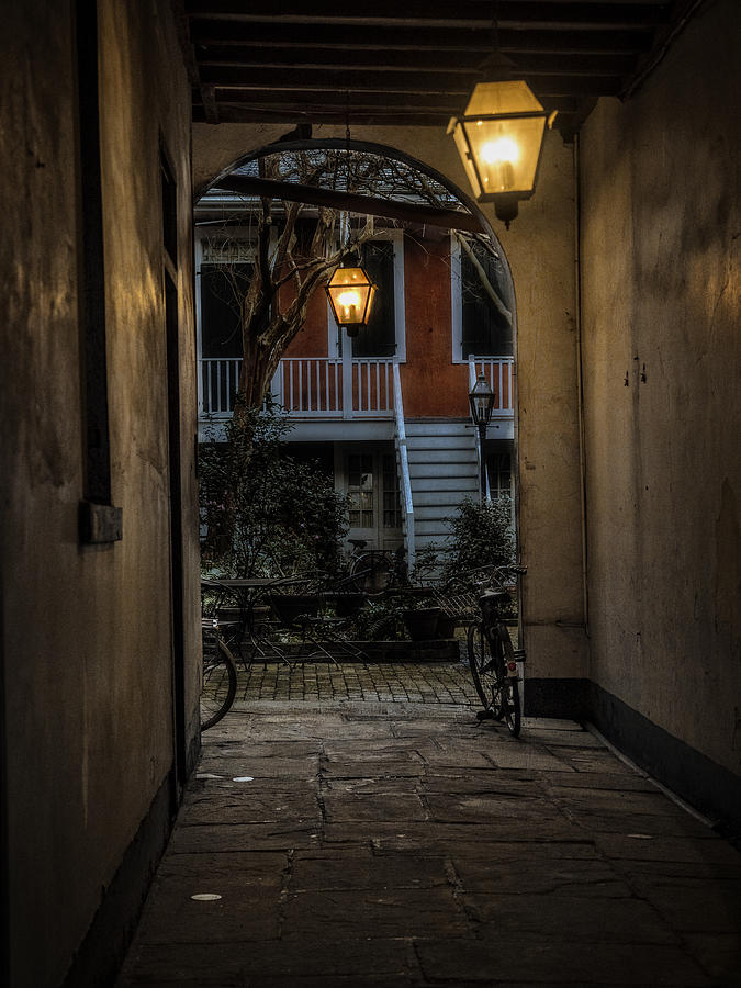 New Orleans Courtyard Photograph by David Kay