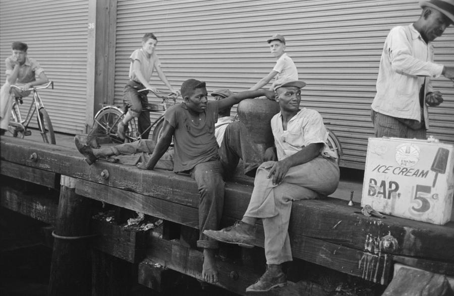 New Orleans Dock, 1938 by Granger