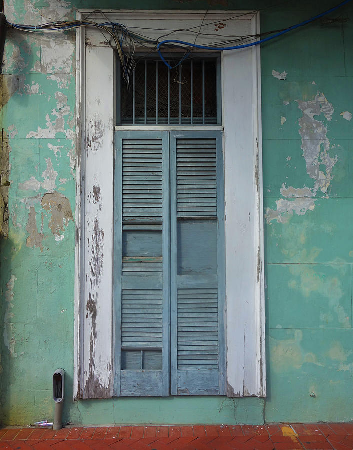New Orleans Photograph - New Orleans Door by Louis Maistros