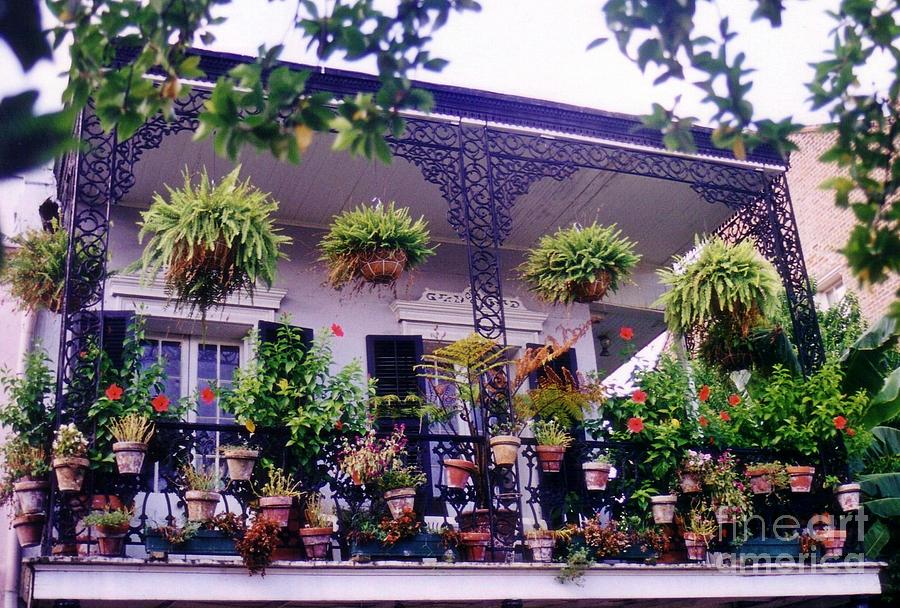 New Orleans Photograph - New Orleans French Quarter Balcony by John Malone