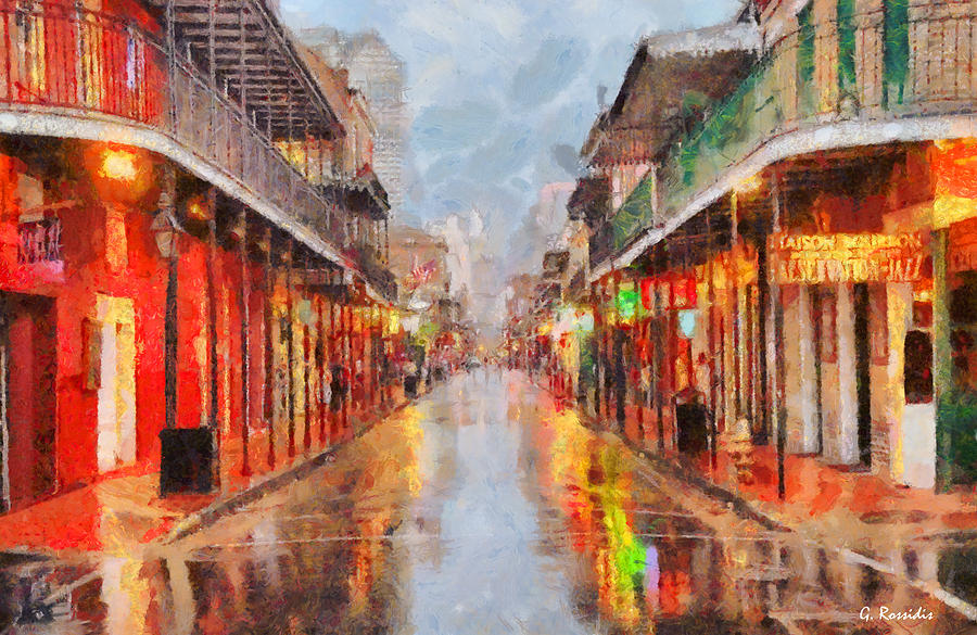 New Orleans Painting by George Rossidis