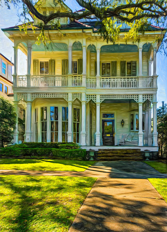 New Orleans Home - Paint Photograph by Steve Harrington