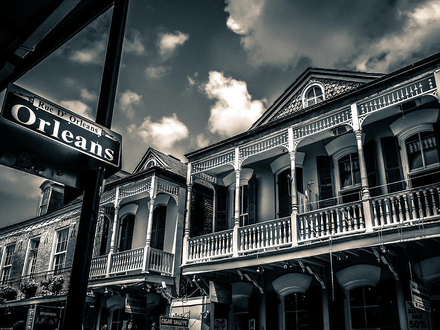 New Orleans Photograph - New Orleans in Black and White by Catherine Arnas