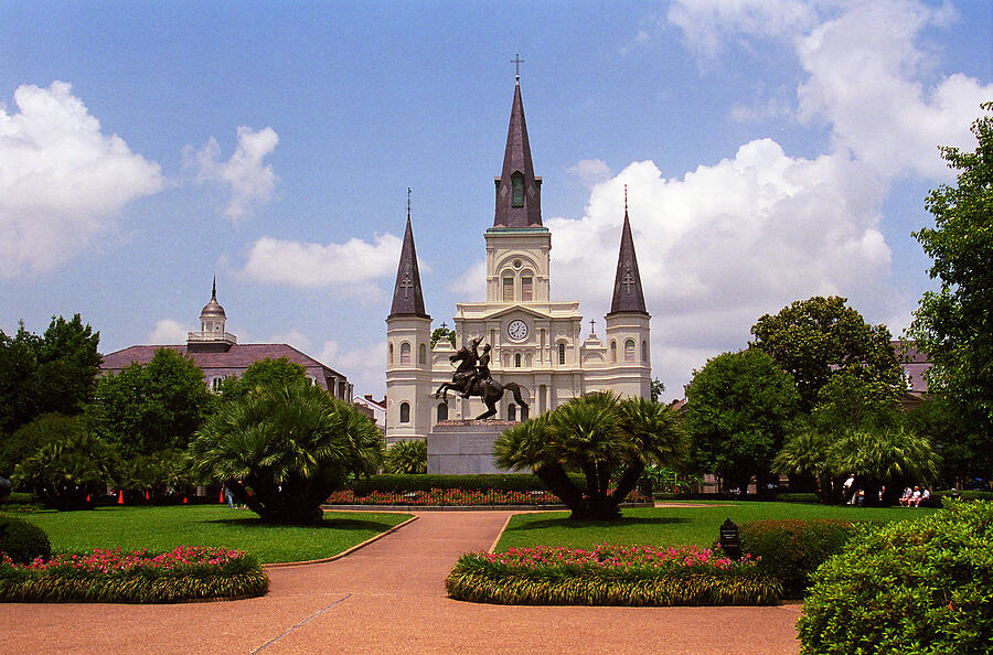 New Orleans - Jackson Square 2 Photograph by Frank Romeo
