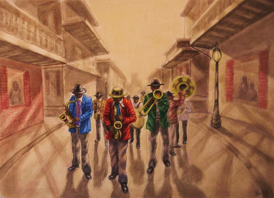 New Orleans Jazz Painting by Raffi Jacobian Pixels