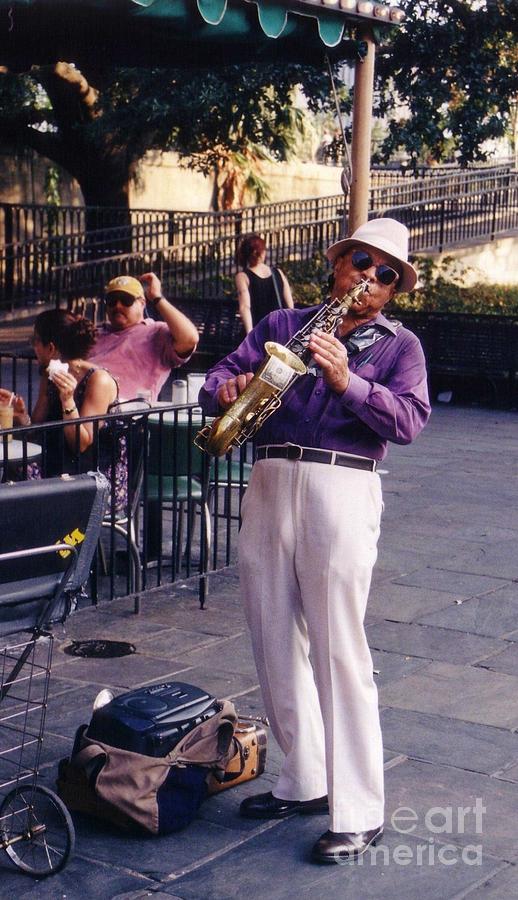 Music Photograph - New Orleans Musician by John Malone