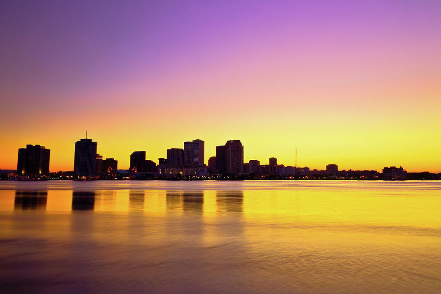 New Orleans Skyline At Twilight Photograph by Moreiso