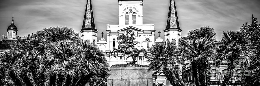 Andrew Jackson Photograph - New Orleans St. Louis Cathedral Panorama Photo by Paul Velgos