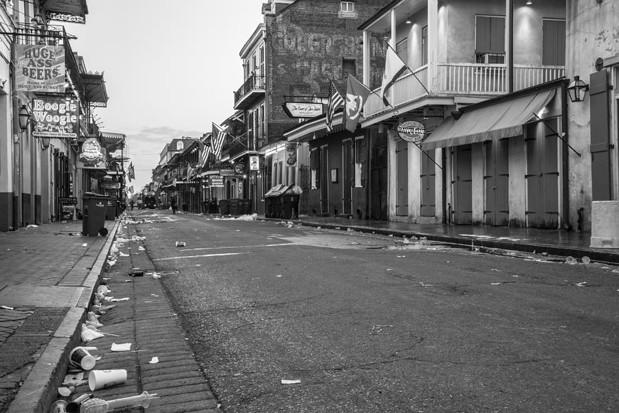 New Orleans Street Black and White  Photograph by John McGraw