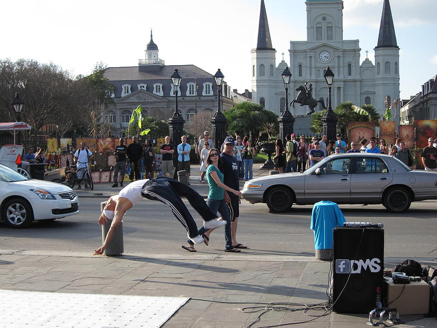 New Photograph - New Orleans - Street Performers - 121215 by DC Photographer