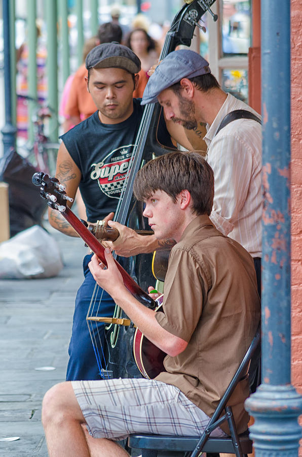 New Orleans Street Trio Photograph by Jim Shackett