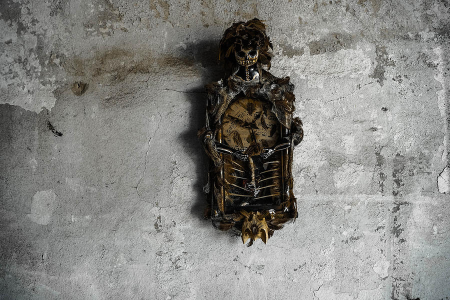 New Orleans Voodoo Bone Clock Photograph