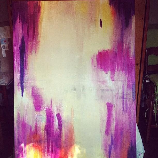New Painting In Progress. Not Quite Photograph by Chelsea Murray
