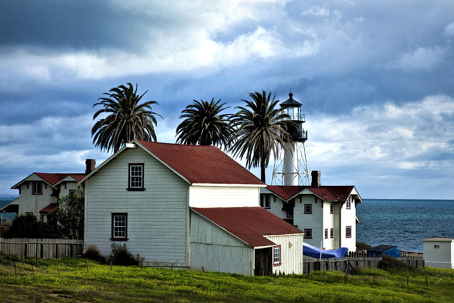New Point Loma Light Photograph by Diana Powell
