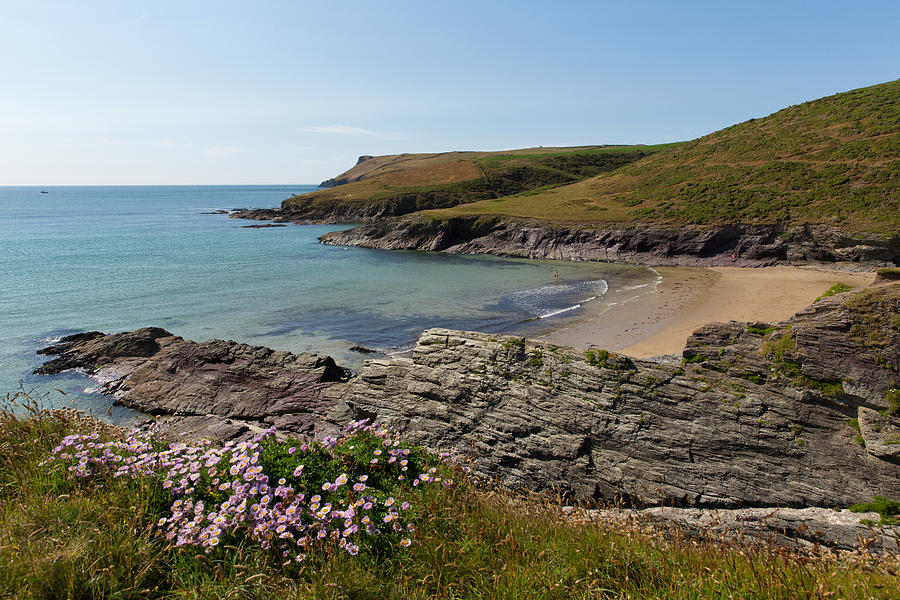 New Polzeath beach Cornwall Photograph by Charlesy Pixels