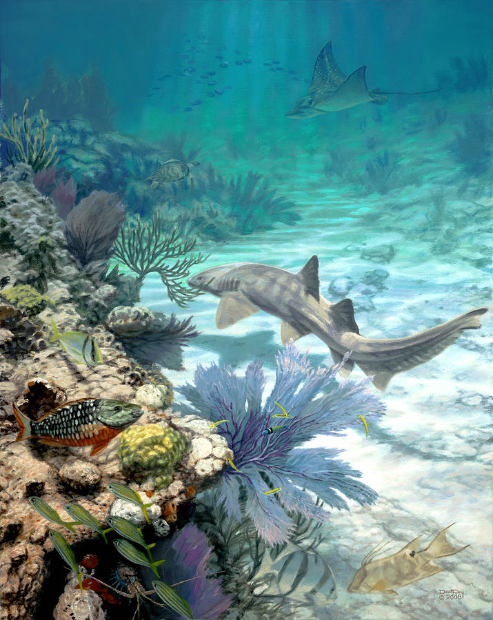 New Reef Painting by Don Ray - Fine Art America