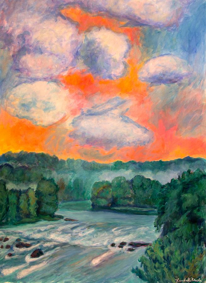 New River Beauty Painting by Kendall Kessler