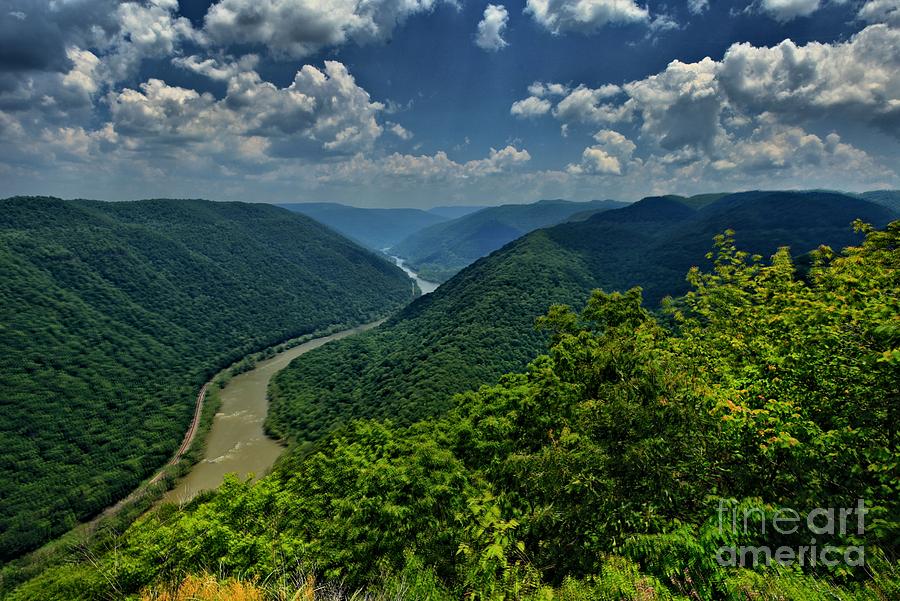 New River Grand View Photograph by Adam Jewell