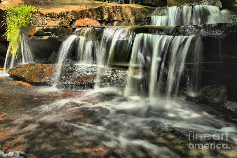 New River Hidden Falls Photograph by Adam Jewell