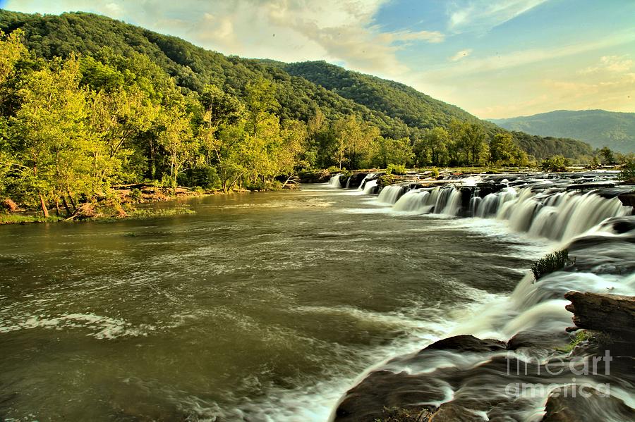 New River Landscape Photograph by Adam Jewell