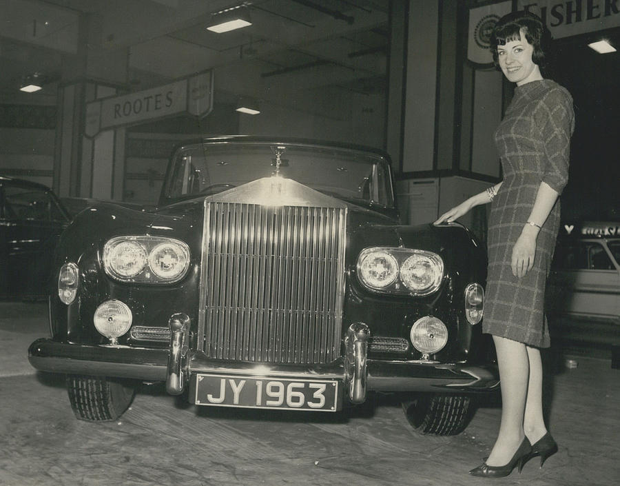 New Rodls Royce At Motor Shows Photograph by Retro Images Archive