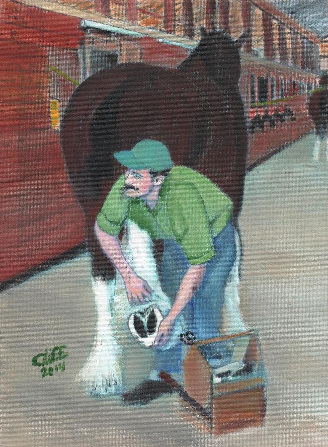 New Shoes Painting by Cliff Wilson