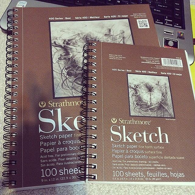 New Sketchbooks To Fill!!! Im Trying Photograph by Kyna Cheung