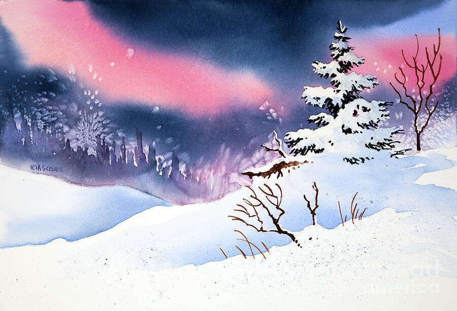 New Snow Painting by Teresa Ascone
