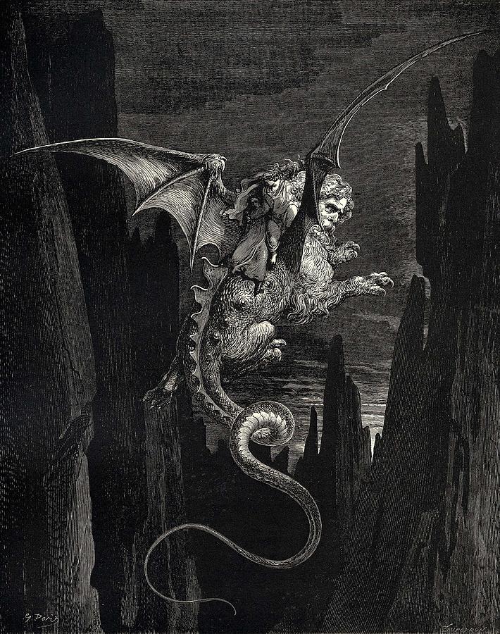 New Terror I conceived from Dantes Inferno Digital Art by Gustave Dore ...