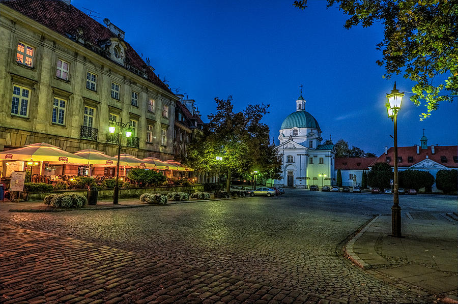 New Town Market In Warsaw Seen From Freta Street Photograph By Julis 