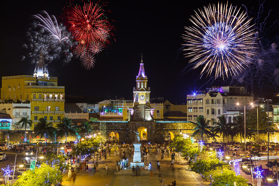 New Year at Cartagena Photograph by Enzo Figueres