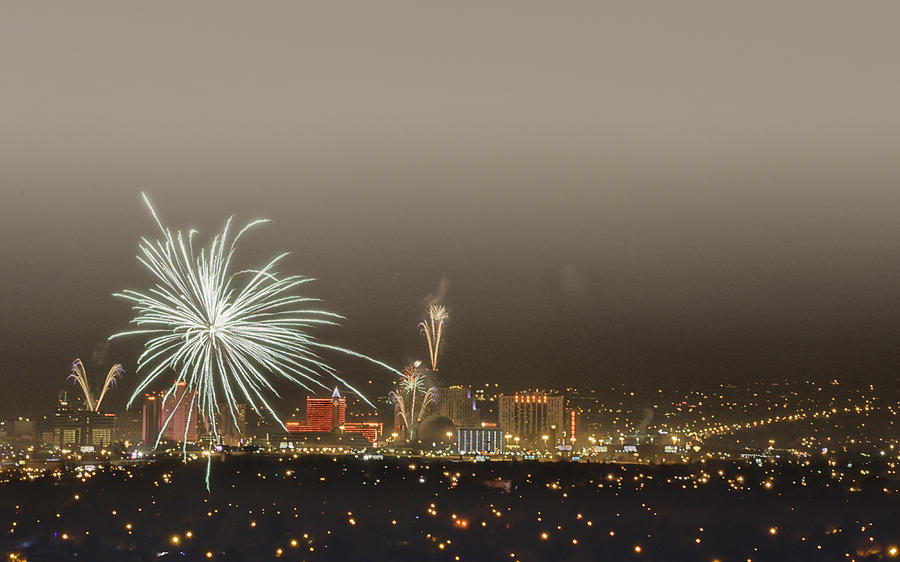 New Year in Reno Photograph by Janis Knight