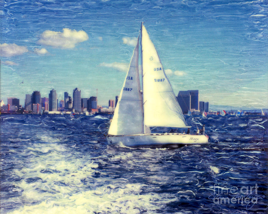 New Years Day Sailing Photograph by Glenn McNary