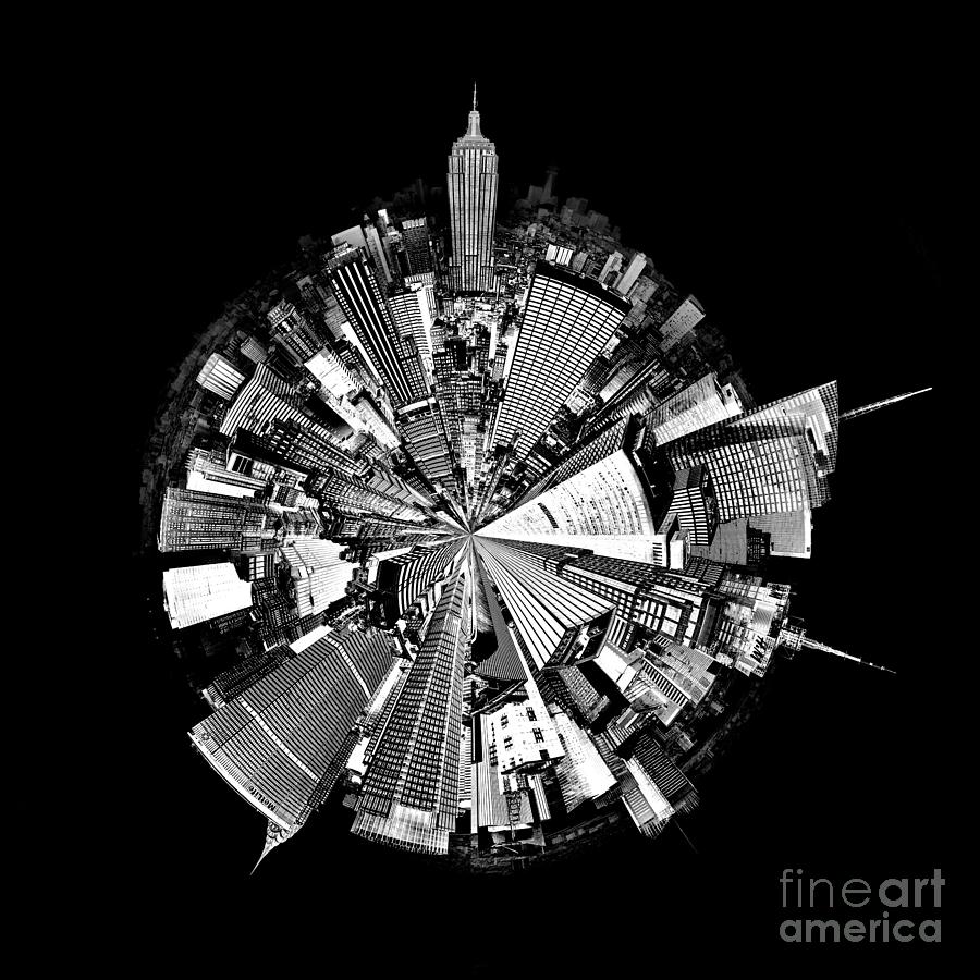 Architecture Photograph - New York 2 Circagraph by Az Jackson