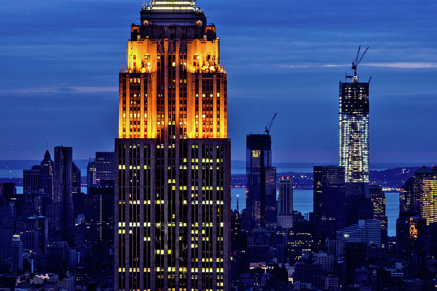 Empire State Building Photograph - New York And New Jersey Continue To by Afton Almaraz