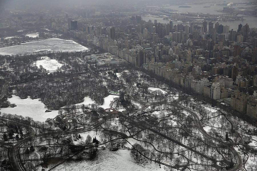 New York Area Prepares For Super Bowl Photograph by John Moore