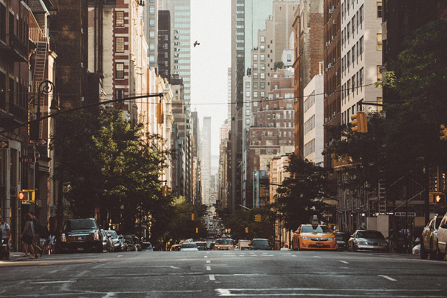 New York avenue at morning Photograph by Gabriela Tulian