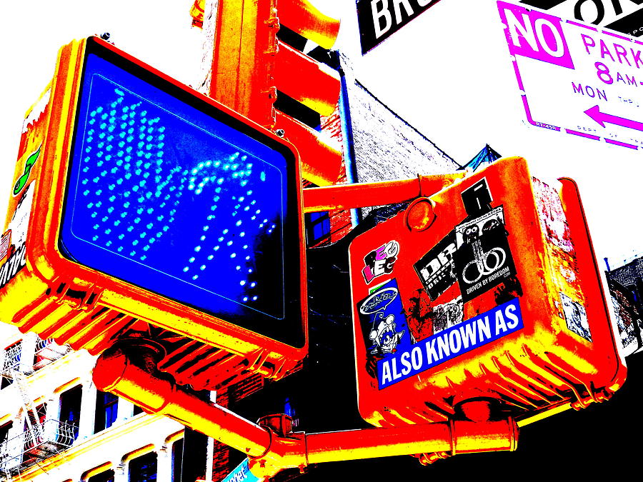 New York Bold Street Signs  Photograph by Funkpix Photo Hunter