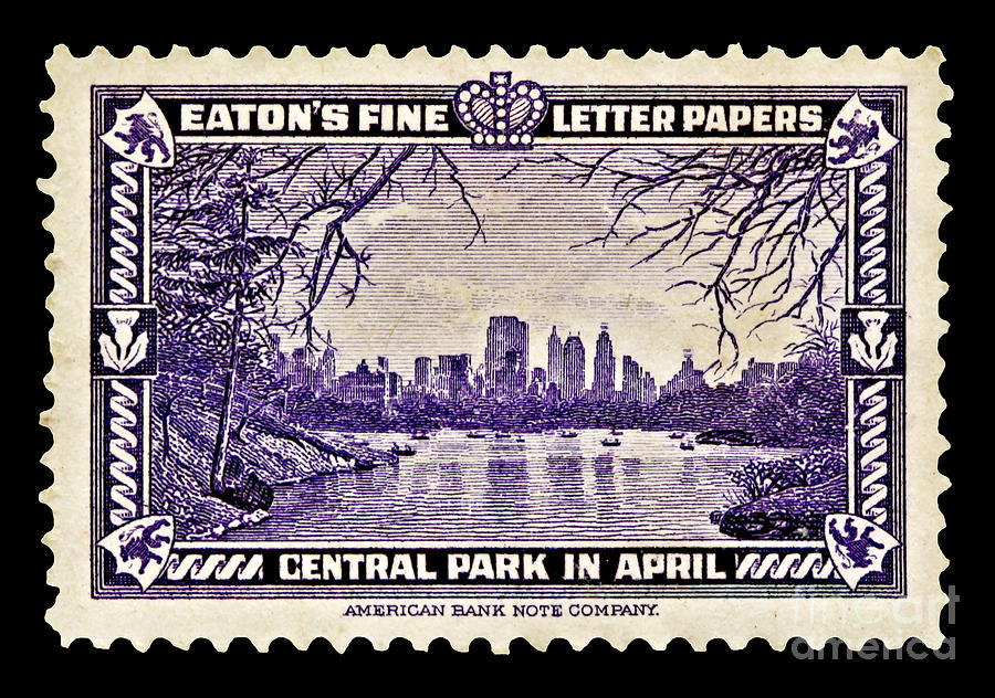 New York Central Park Cinderella Stamp Photograph By Kerry Gergen 